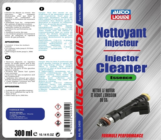 Nettoyant injecteur Essence – Autoliquide